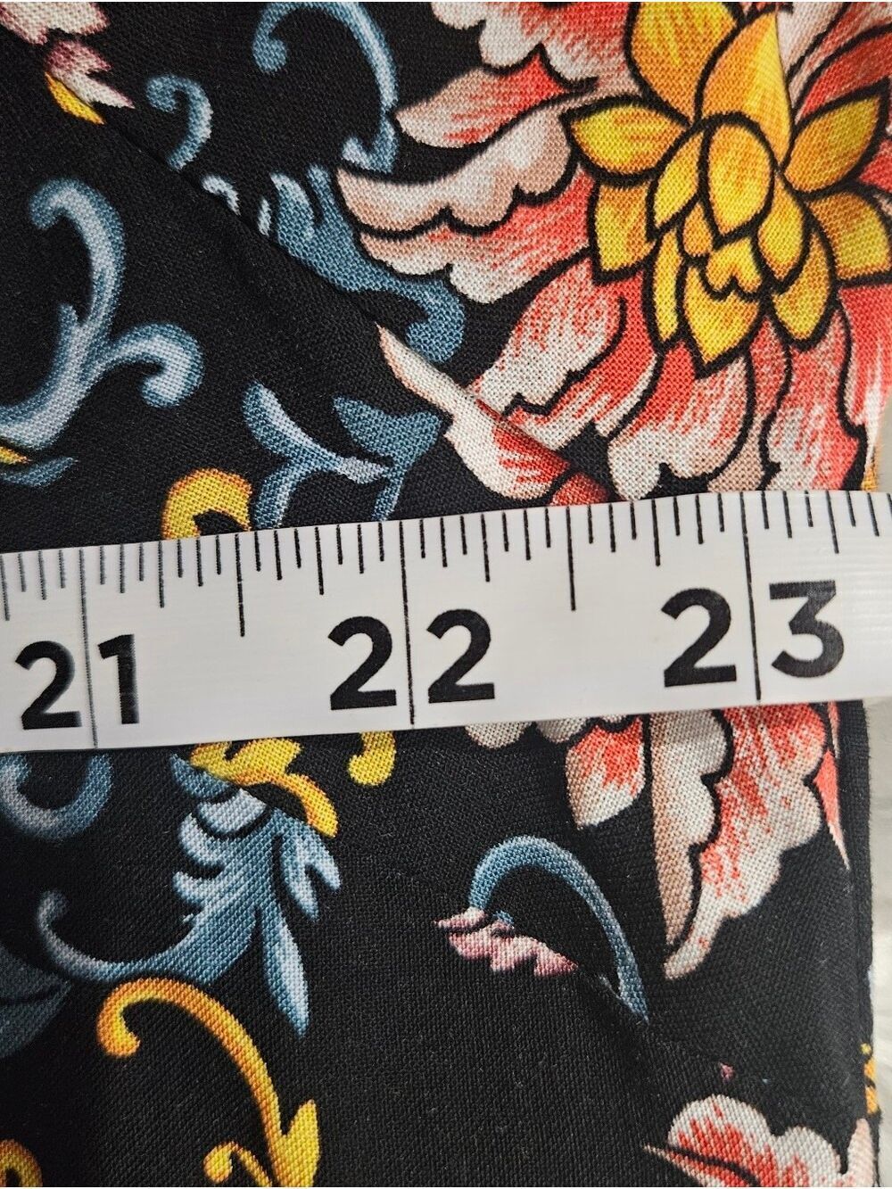 Xhilaration Black Floral Bell Sleeve Mini Dress XXL - Picture 8 of 17